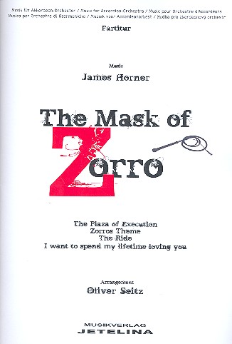 The Mask of Zorro: für Akkordeonorchester
