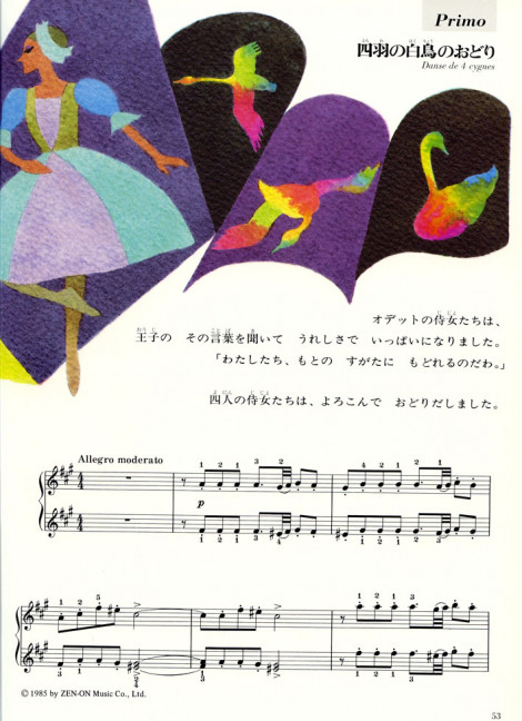 Schwanensee für Klavier zu 4 Händen