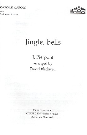 Jingle Bells for mixed chorus a cappella