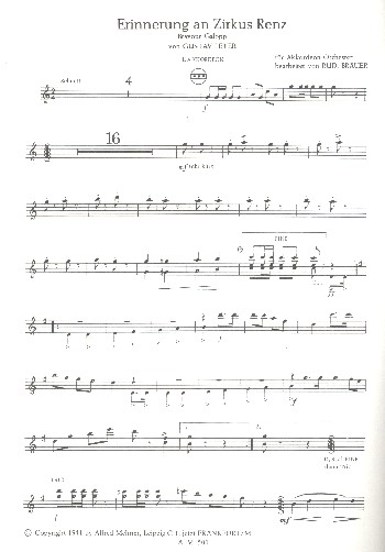 Erinnerung an Zirkus Renz