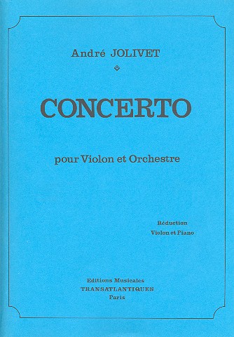 Concerto pour violon et orchestre