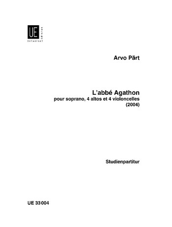 L'Abbé Agathon für Sopran, 4 Violen