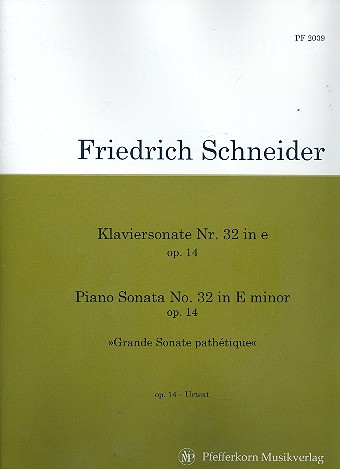 Grande sonate pathétique e-Moll Nr.32