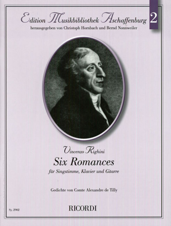 6 Romances für Gesang, Gitarre
