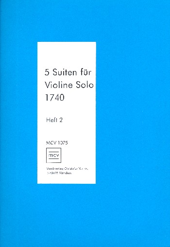 5 Suiten Band 2 (Nr.4 und 5)