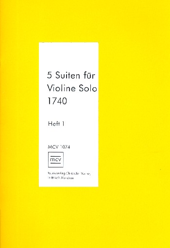 5 Suiten Band 1 (Nr.1-3)