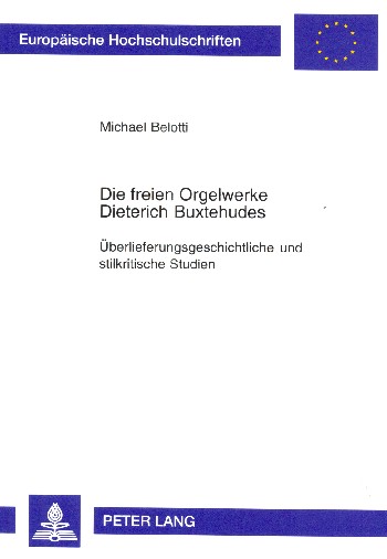 Die freien Orgelwerke Dieterich Buxtehudes
