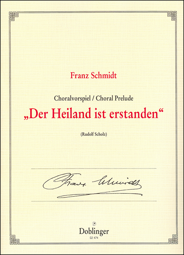 Choralvorspiel Der Heiland ist erstanden