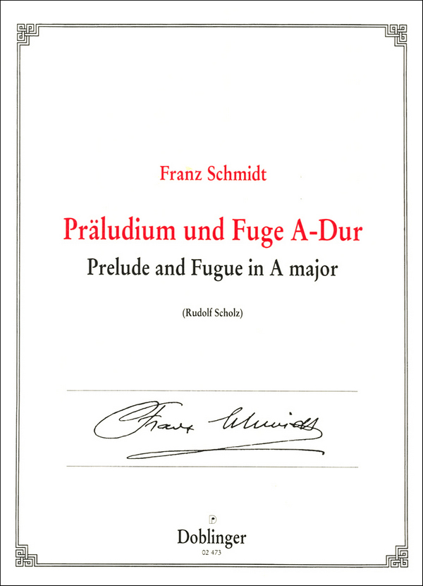Präludium und Fuge A-Dur