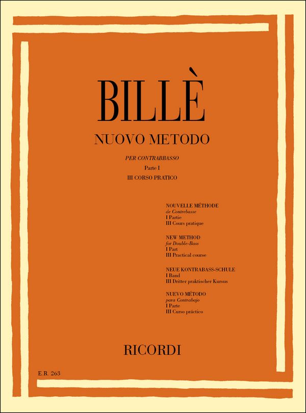 Nuovo metodo vol.1,3 per contrabbasso