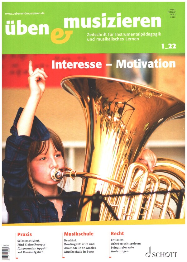 Üben und musizieren 01/2022 Februar/März 2022