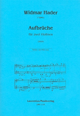 Aufbrüche für 2 Violinen