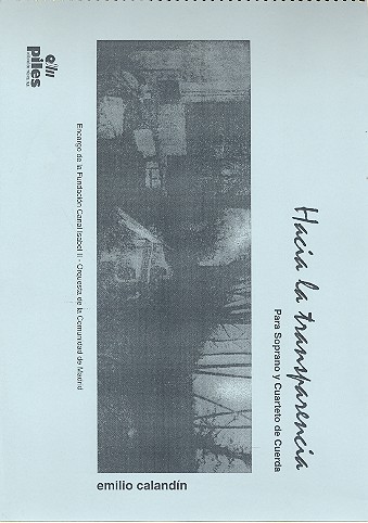 Hacia la transparencia für Sopran