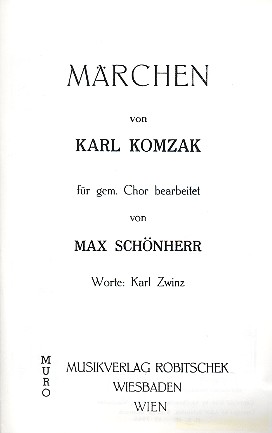 Märchen für gem Chor a cappella