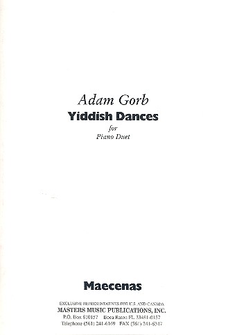 Yiddish Dances: for piano 4 hands