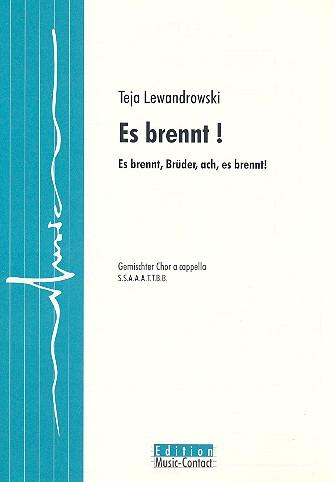 Es brennt für gem Chor a cappella