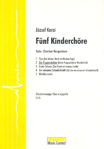 Der Puppendoktor für Kinderchor