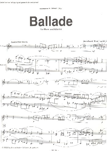 Ballade op.94,1