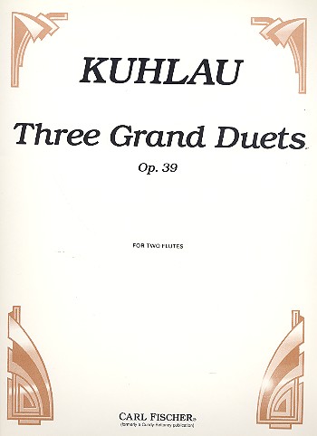 3 grand Duets op.39 for 2 flutes