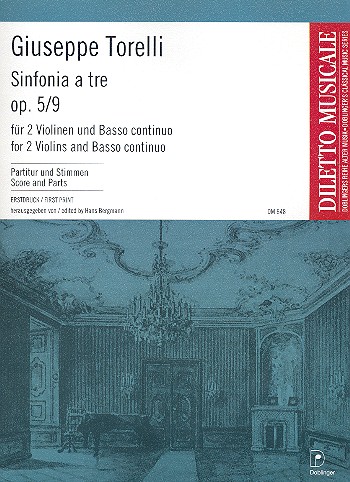 Sinfonia a tre op.5,9 für 2 Violinen und Bc