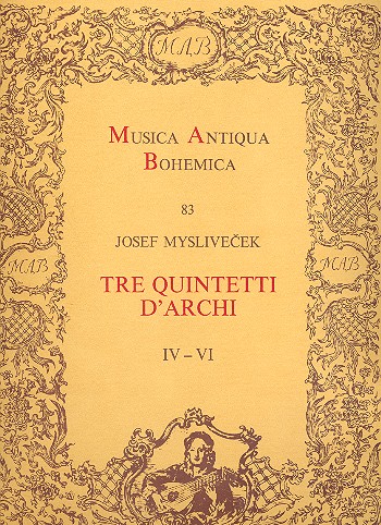 3 Quintette (Nr.4-6) für 2 Violinen,
