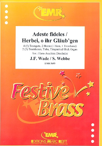 Adeste fideles für 9-11 Blechbläser