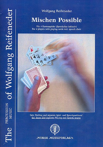 Mischen Possible für 4 Kartenspieler