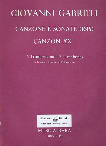 Canzone e Sonate (1615) Nr.20