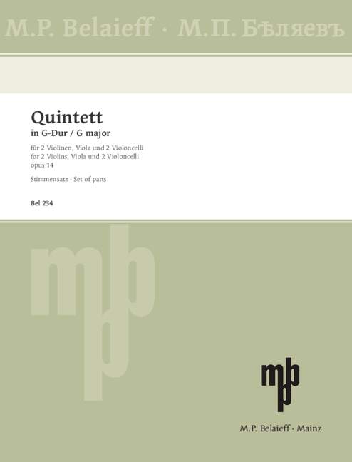 Quintett G-Dur op.14