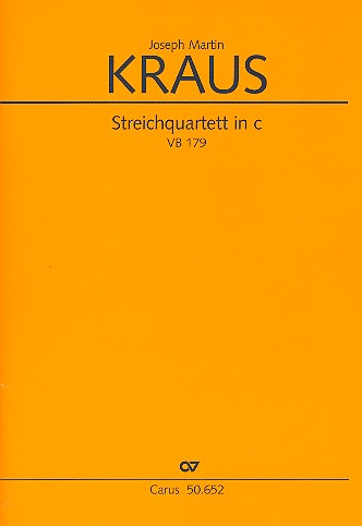 Streichquartett c-Moll Nr. 1 VB179