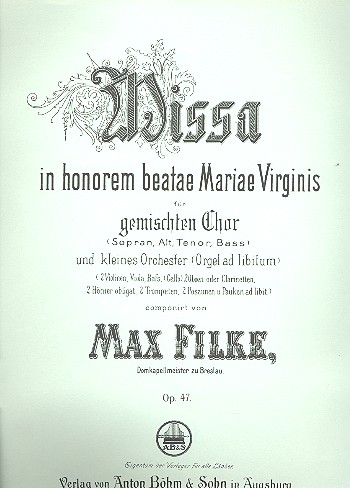 Missa in honorem beatae Mariae virginis op.47