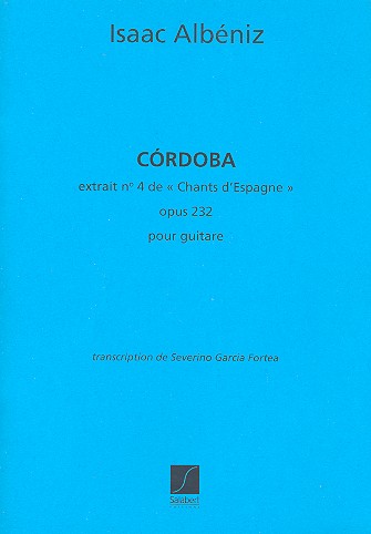 Córdoba op.232,4 pour guitare