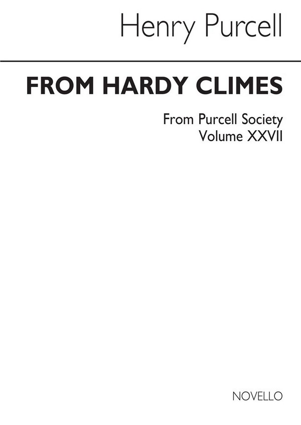 From Hardy Climes for soloists,