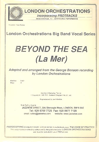 La Mer: for vocals and big band