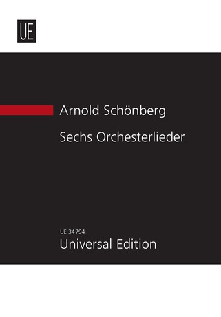 6 Orchesterlieder op.8 für Gesang und