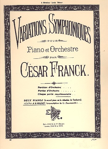 Variations symphoniques pour piano