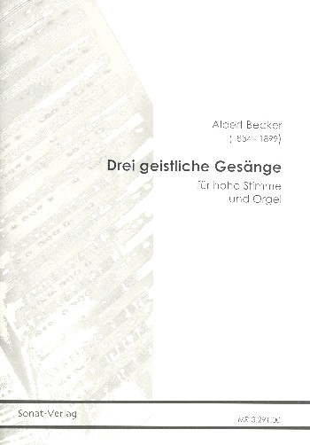 3 geistliche Gesänge für Gesang (hoch)