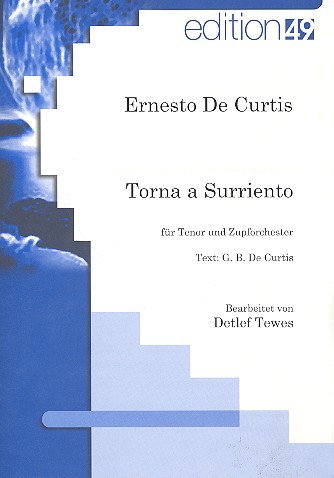 Torna a Surriento: für Tenor und Zupforchester