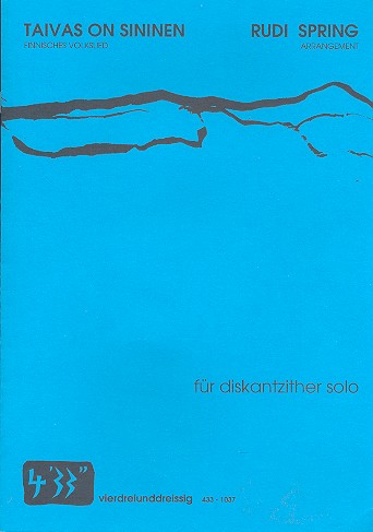 Taivas on Sininen für Diskantzither