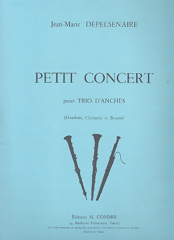 Petit concert pour hautbois, clarinette