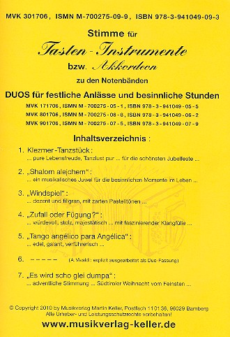 Duos für festliche Anlässe und besinnliche