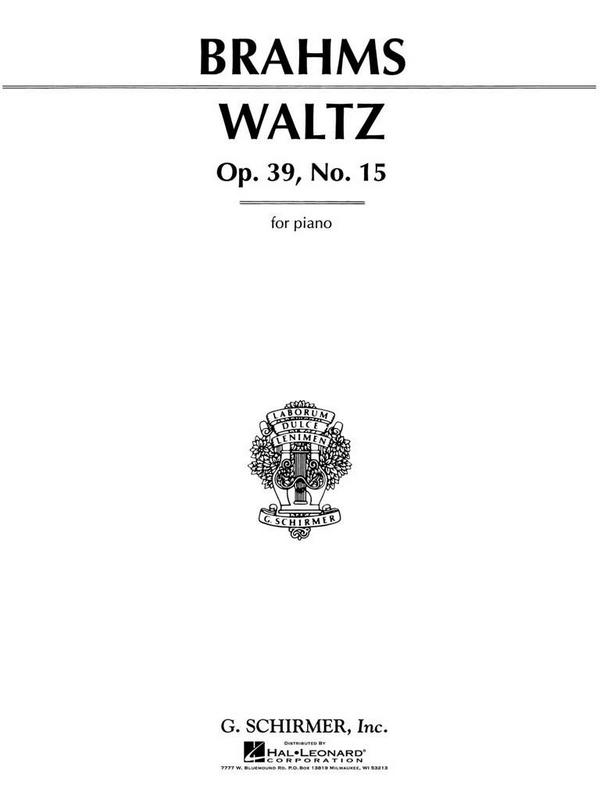 Walzer As-Dur op.39,15