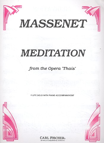 Medition from Thais for flute and piano