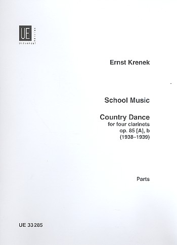 Country Dance op.85,b fro 4 clarinets