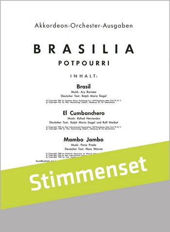 Brasilia: für Akkordeonorchester