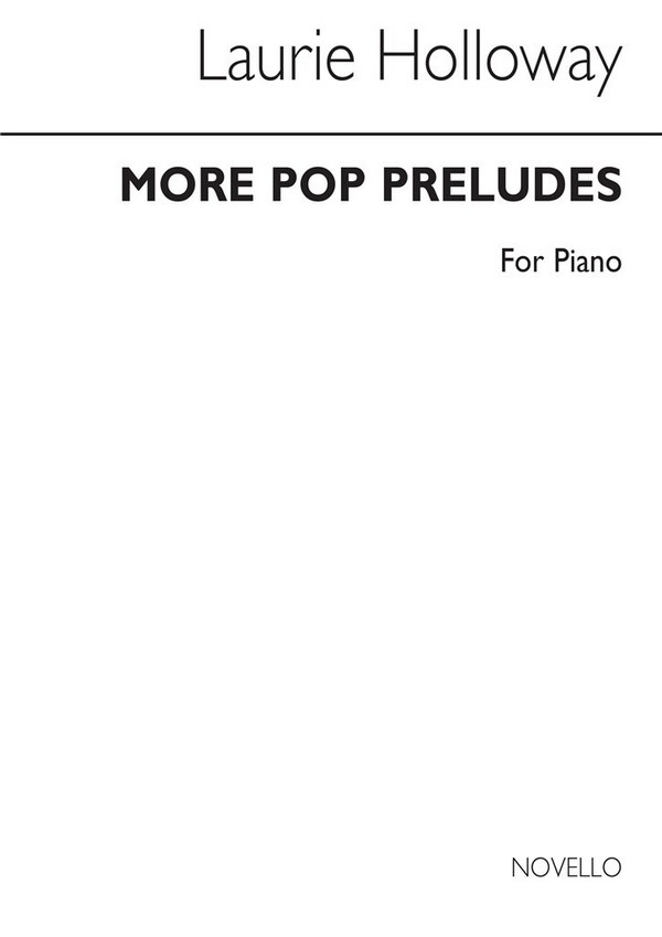 More Pop Preludes: for piano