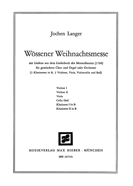 Wössener Weihnachtsmesse