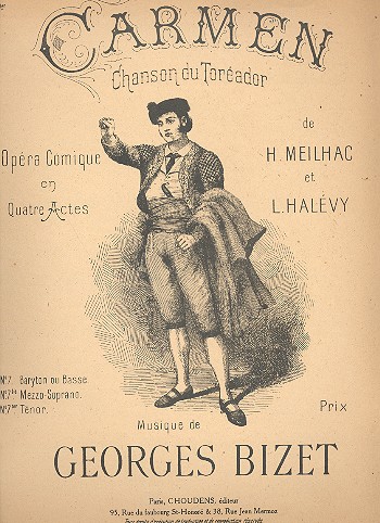 Chanson du toréador pour ténor et piano