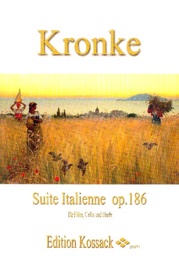 Suite italienne op.186 für Flöte, Harfe