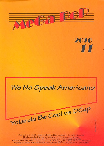 We no speak americano: für Klavier